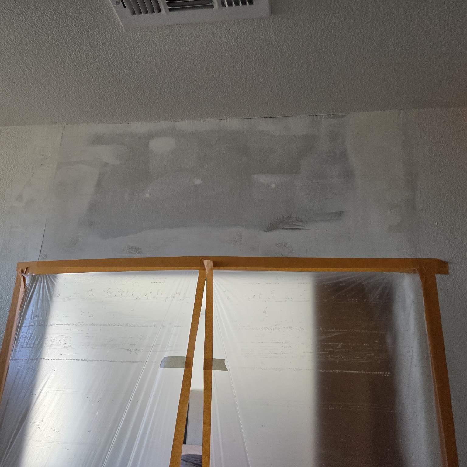 Interior wall surface preparation before painting