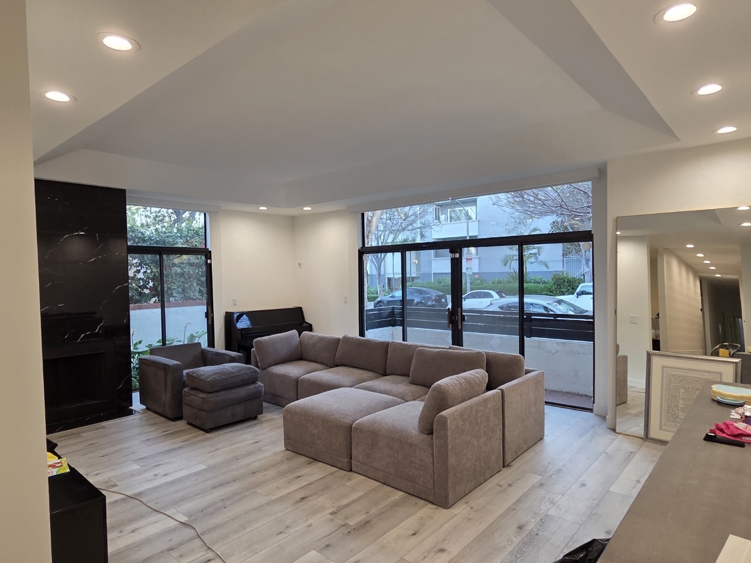 Finished interior painting and living room project by Jesse James Painting